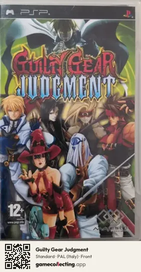 Guilty Gear Judgment PlayStation Portable, Italy box front