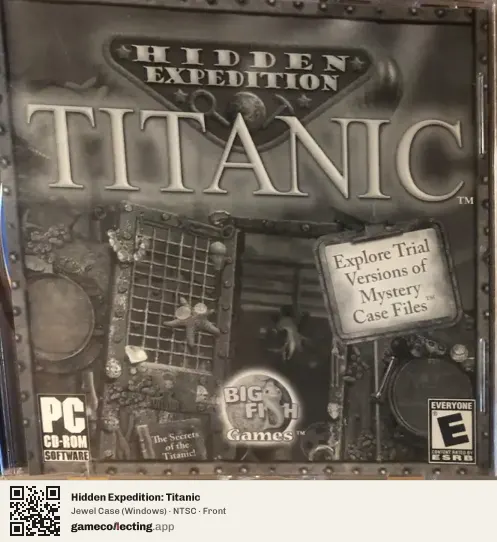 Hidden Expedition: Titanic Computer, NTSC box front