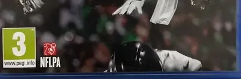 Madden NFL 26, the PEGI square on its front