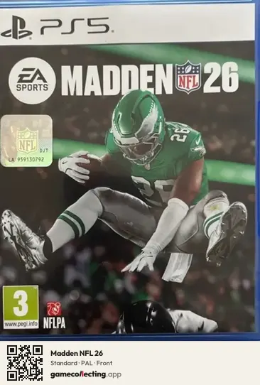 Madden NFL 26 PlayStation 5, PAL box front