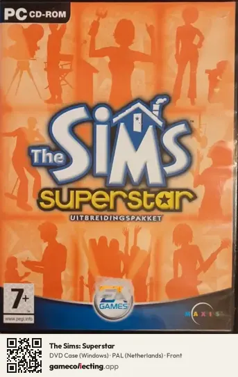 The Sims: Superstar Computer, Netherlands box front