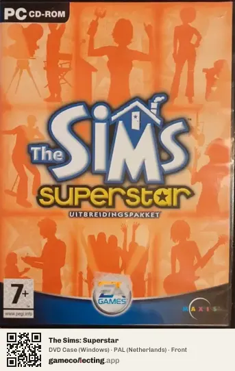 The Sims: Superstar Computer, Netherlands box front