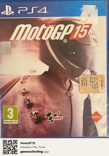 MotoGP 15 PlayStation 4, PAL box front