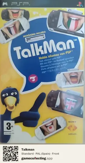 Talkman PlayStation Portable, Spain box front
