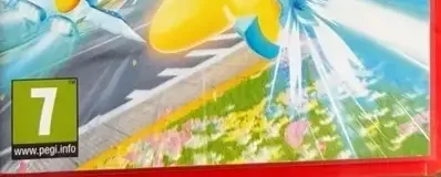 Kirby Air Riders, the PEGI square on its front