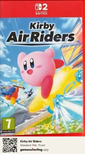 Kirby Air Riders Nintendo Switch 2, PAL box front