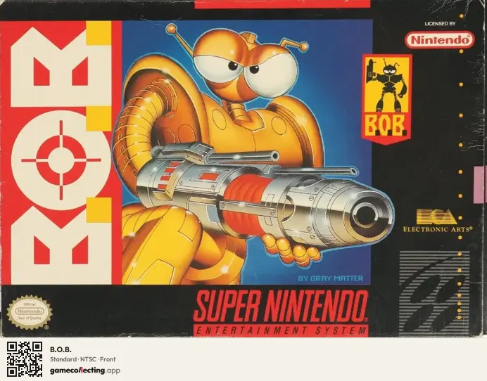 B.O.B. Super Nintendo Entertainment System, NTSC box front