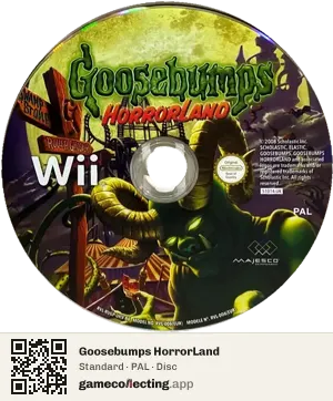 Goosebumps HorrorLand Nintendo Wii, PAL disc