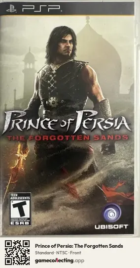 Prince of Persia: The Forgotten Sands PlayStation Portable, NTSC box front