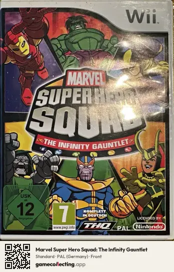 Marvel Super Hero Squad: The Infinity Gauntlet Nintendo Wii, Germany box front