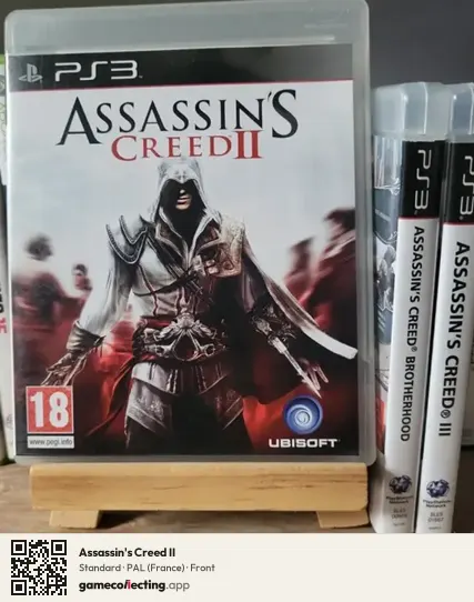 Assassin's Creed II PlayStation 3, France box front