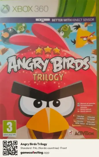 Angry Birds Trilogy Xbox 360, Nordic countries box front
