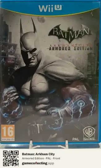 Batman: Arkham City Nintendo Wii U, PAL box front