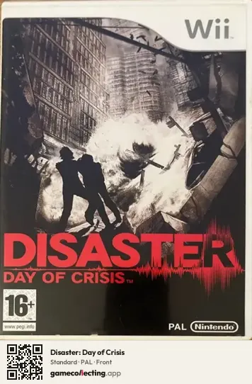 Disaster: Day of Crisis Nintendo Wii, PAL box front