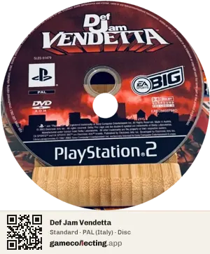 Def Jam Vendetta PlayStation 2, PAL disc