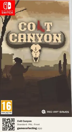 Colt Canyon Nintendo Switch, PAL box front