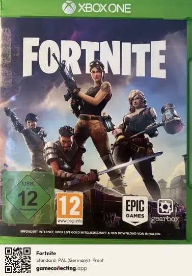 Fortnite Xbox One, Germany box front