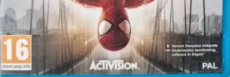 The Amazing Spider-Man 2, the PEGI square on its front
