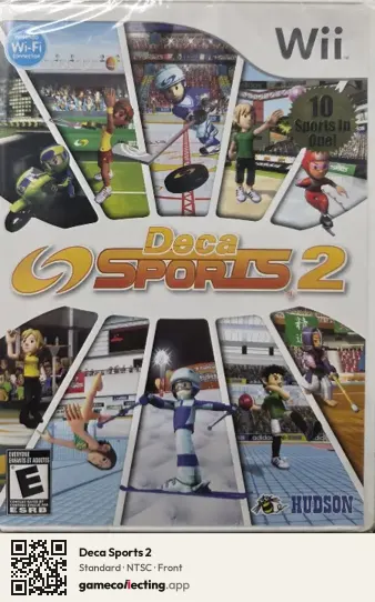 Deca Sports 2 Nintendo Wii, NTSC box front