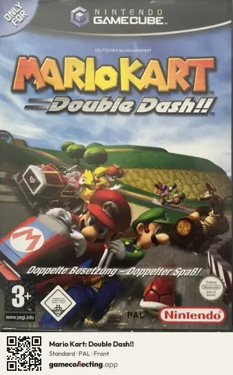 Mario Kart: Double Dash!! Nintendo GameCube, PAL box front