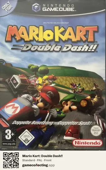 Mario Kart: Double Dash!! Nintendo GameCube, PAL box front