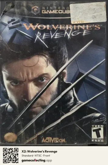 X2: Wolverine's Revenge Nintendo GameCube, NTSC box front