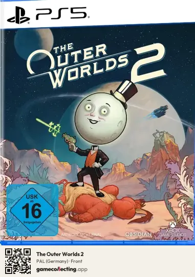 The Outer Worlds 2 PlayStation 5, Germany box front