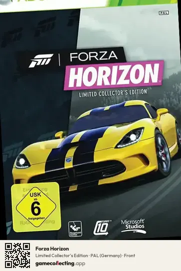 Forza Horizon Xbox 360, Germany box front