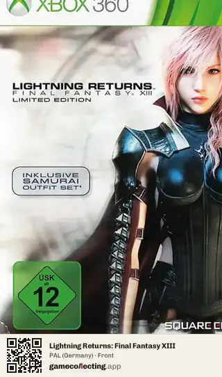 Lightning Returns: Final Fantasy XIII Xbox 360, Germany box front