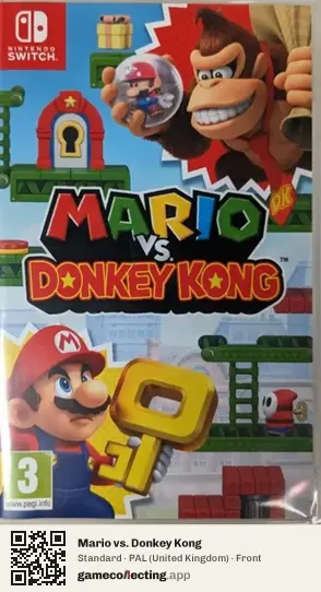 Mario vs. Donkey Kong Nintendo Switch, United Kingdom box front