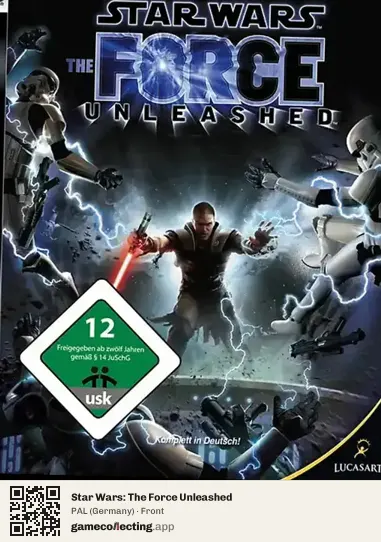 Star Wars: The Force Unleashed PlayStation 3, Germany box front