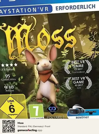 Moss PlayStation 4, Germany box front