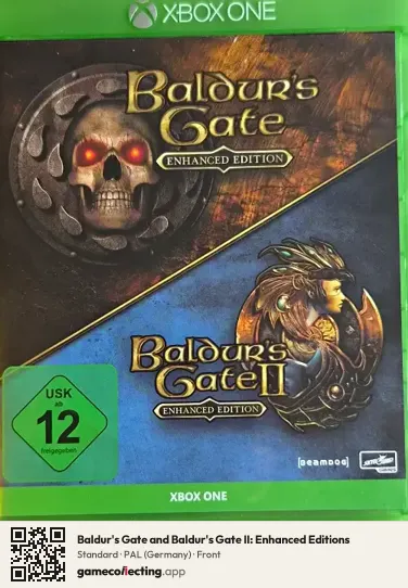 Baldur's Gate and Baldur's Gate II: Enhanced Editions Xbox One, Germany box front