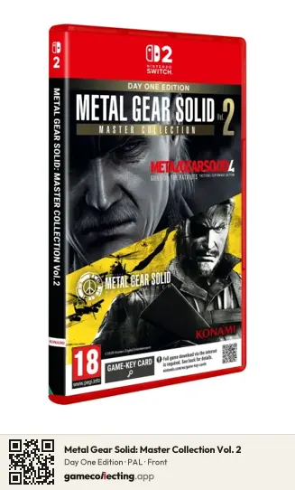 Metal Gear Solid: Master Collection Vol. 2 Nintendo Switch 2, PAL box front