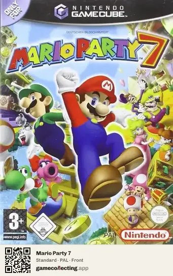 Mario Party 7 Nintendo GameCube, PAL box front