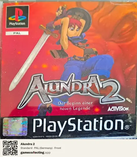 Alundra 2 PlayStation, Germany box front