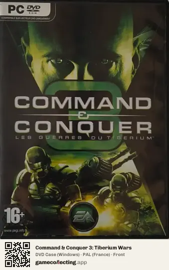 Command & Conquer 3: Tiberium Wars Computer, France box front
