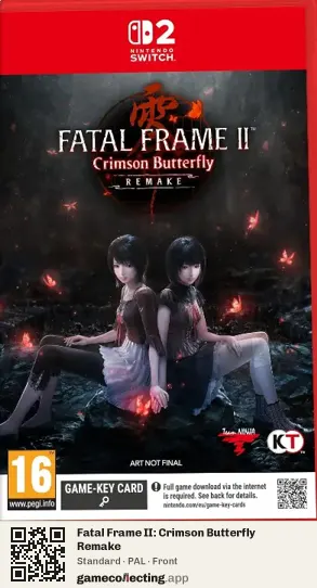 Fatal Frame II: Crimson Butterfly Remake Nintendo Switch 2, PAL box front