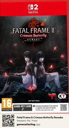 Fatal Frame II: Crimson Butterfly Remake Nintendo Switch 2, PAL box front
