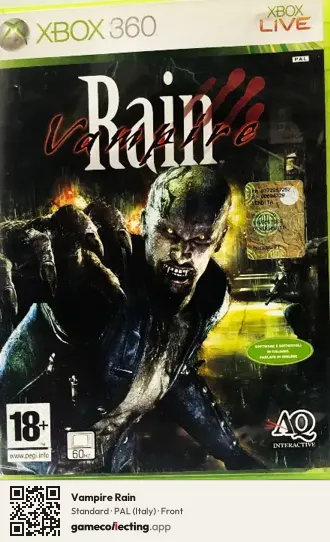 Vampire Rain Xbox 360, Italy box front