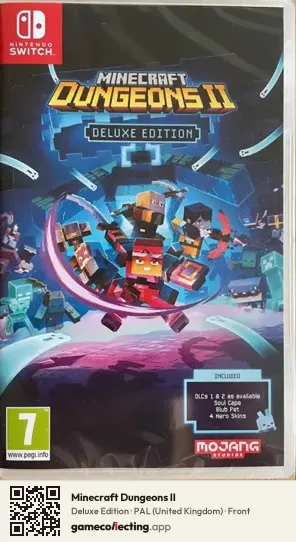 Minecraft Dungeons II Nintendo Switch, United Kingdom box front