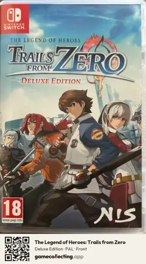 The Legend of Heroes: Trails from Zero Nintendo Switch, PAL box front