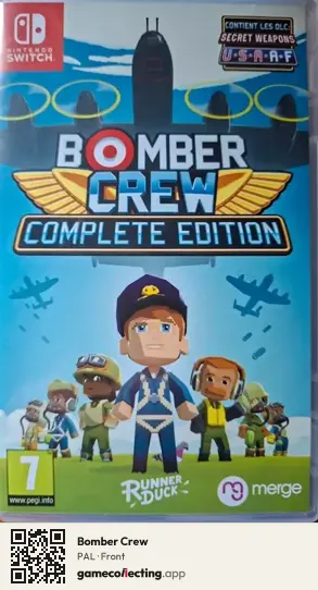 Bomber Crew Nintendo Switch, PAL box front