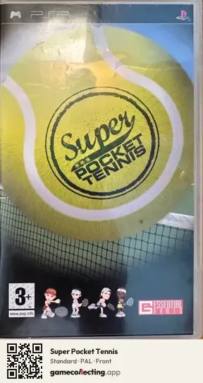 Super Pocket Tennis PlayStation Portable, PAL box front