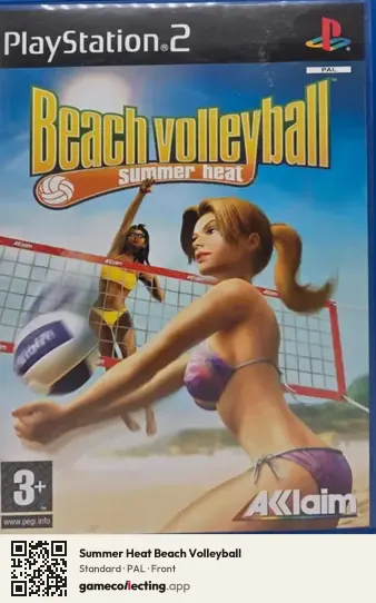 Summer Heat Beach Volleyball PlayStation 2, PAL box front