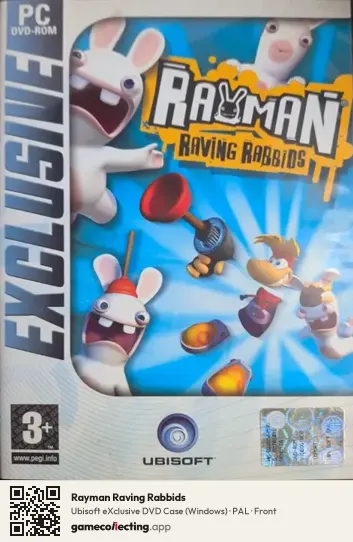Rayman Raving Rabbids Computer, PAL box front