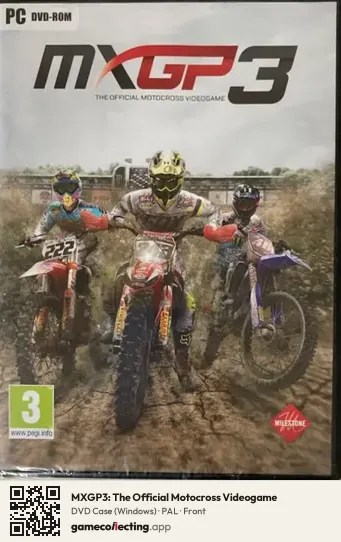 MXGP3: The Official Motocross Videogame Computer, PAL box front