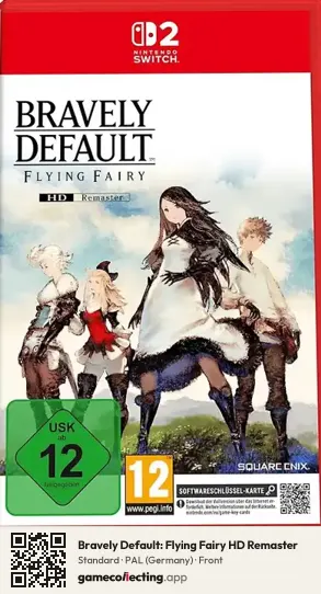 Bravely Default: Flying Fairy HD Remaster Nintendo Switch 2, Germany box front