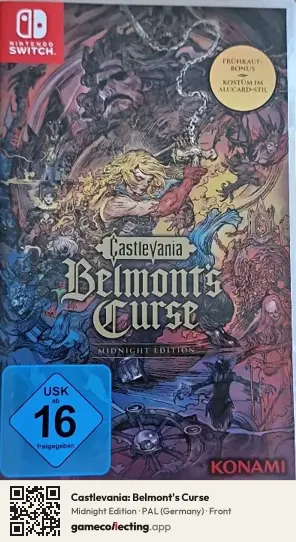 Castlevania: Belmont's Curse Nintendo Switch, Germany box front