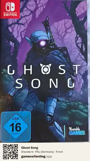 Ghost Song Nintendo Switch, Germany box front
